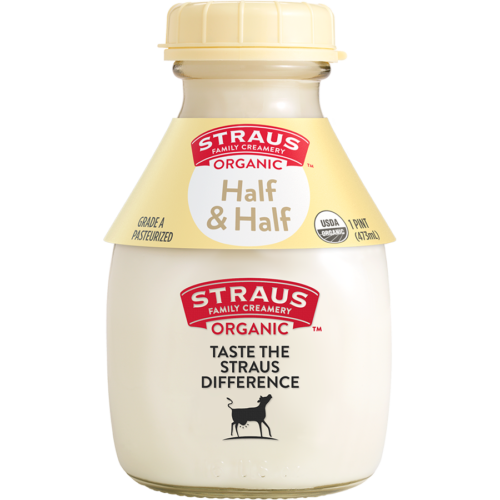 Straus Organic Half & Half, 16 oz