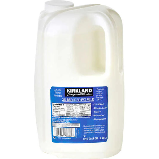 Kirkland Signature 2% Reduced Fat Milk, 1 Gallon