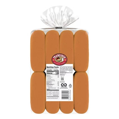 Francisco Deli Hot Dog Buns, 16 ct