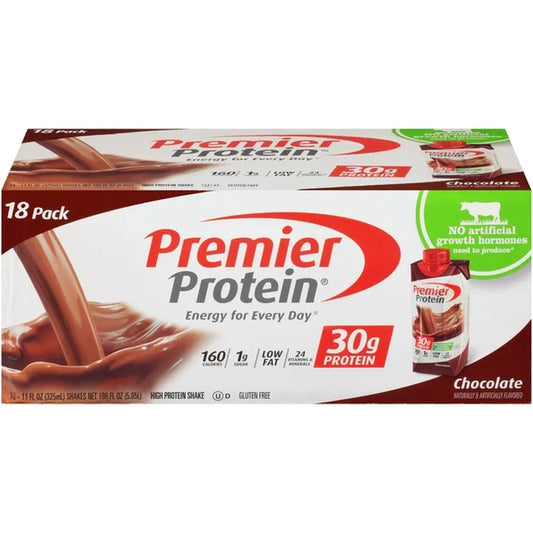 Premier Protein Shake Chocolate 18ct, 11 oz