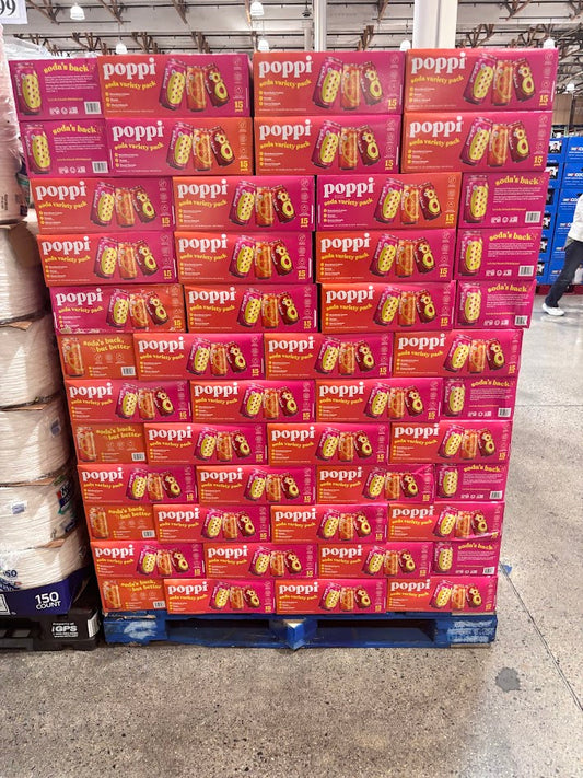 Poppi Prebiotic Soda Variety Pack 15 ct, 12 oz