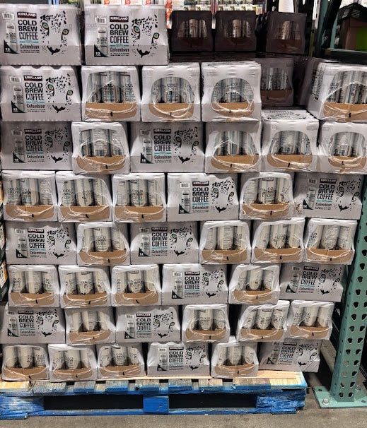 Kirkland Signature Colombian Cold Brew Coffee 12 ct, 11 fl oz