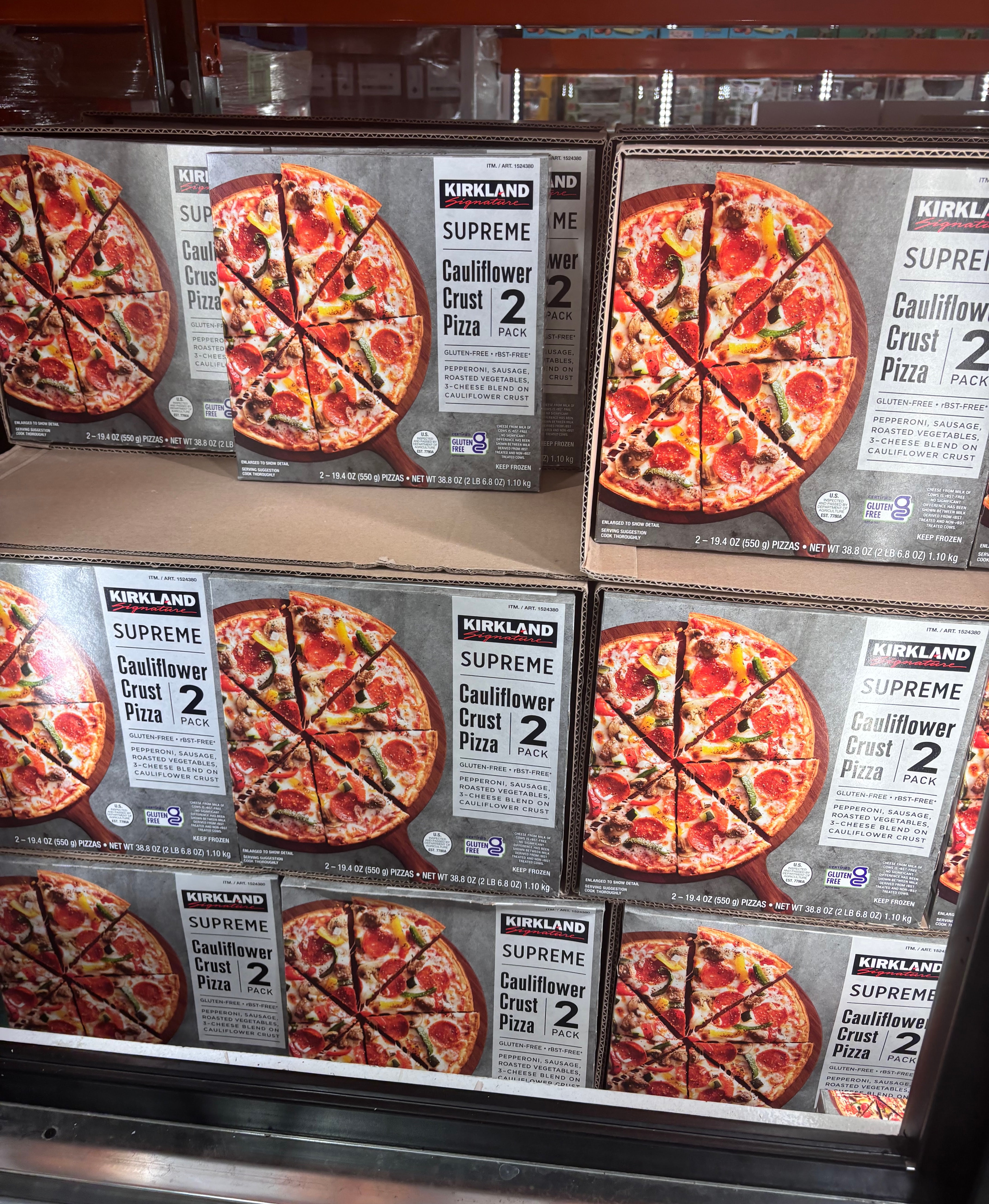Kirkland Signature Cauliflower Crust Pizza Supreme, 2 ct – Veruca