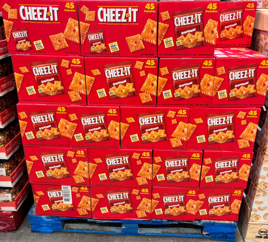 Cheez-It Crackers Cheddar 45 ct, 1.5 oz