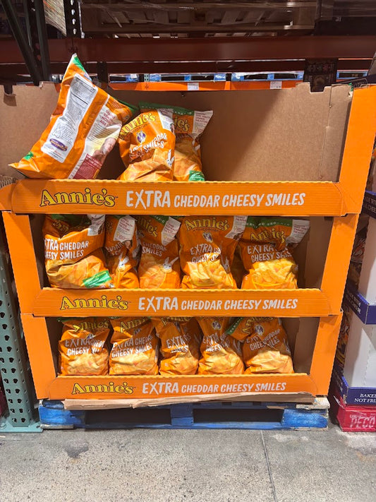 Annie's Organic Extra Cheddar Cheesy Smiles, 12.5 oz