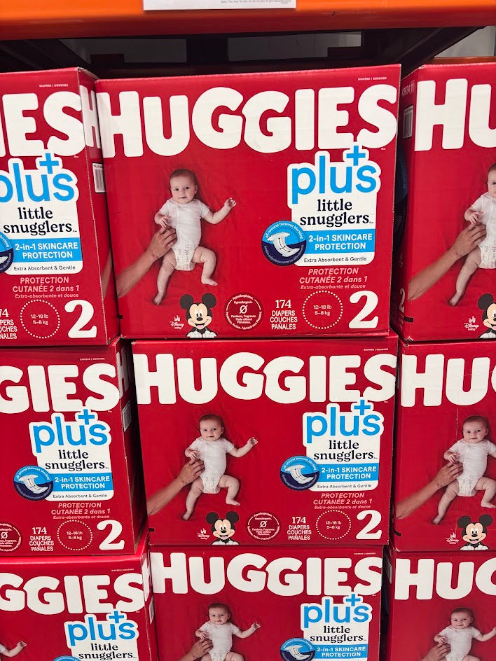 Huggies Diapers Size 2, 174 Count