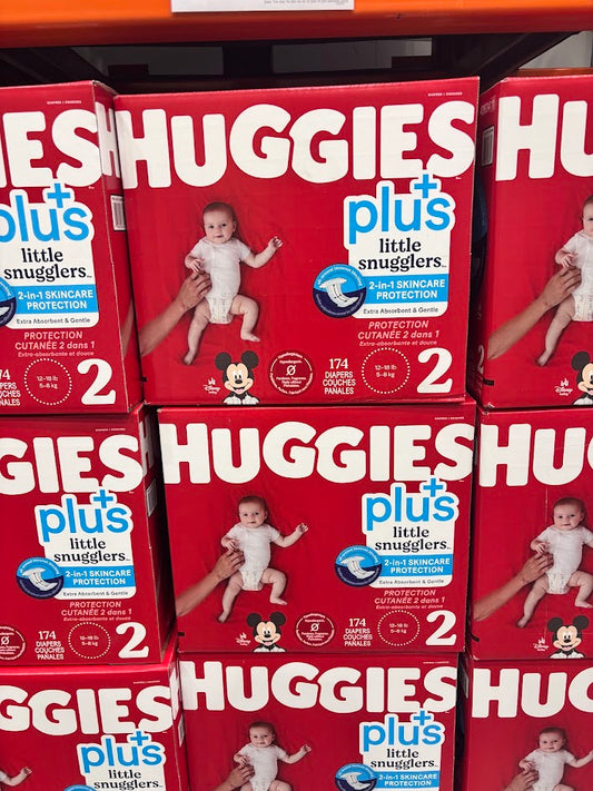 Huggies Diapers Size 2, 174 Count