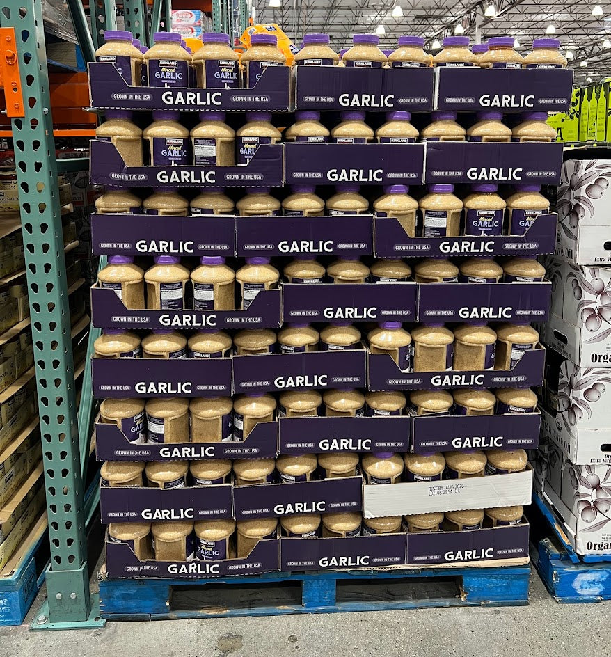 Kirkland Signature Minced California Garlic, 48 oz