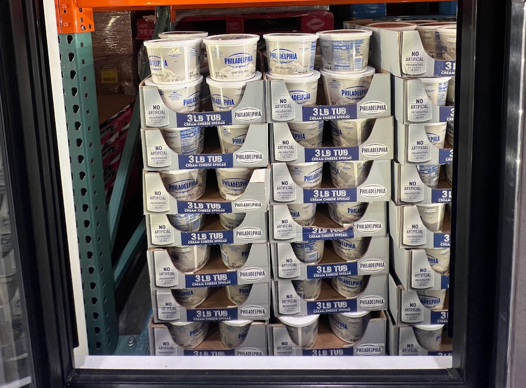 Philadelphia Soft Cream Cheese 3 lb. Tub