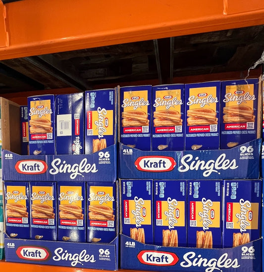 Kraft American Cheese Singles 96 ct, 4 lb