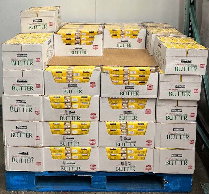 Kirkland Signature Unsalted Butter Quarters, 1 lb