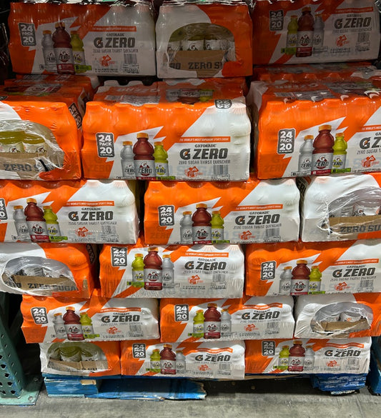 Gatorade Thirst Quencher G Zero Variety Pack 24 ct, 20 oz