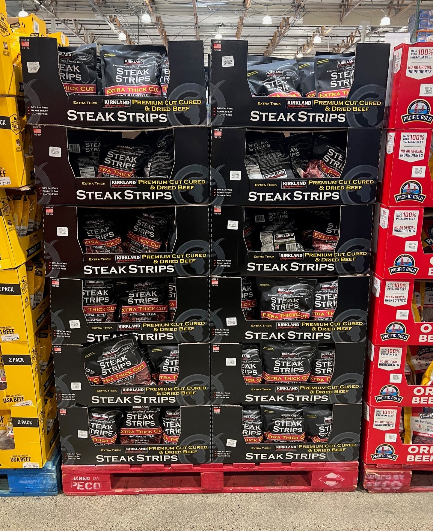Kirkland Signature Premium Extra Thick Steak Strips, 12 oz