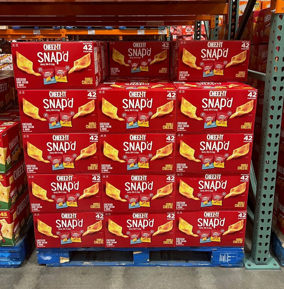 Cheez-It Snap'd Crackers Variety Pack 42 ct, .75 oz