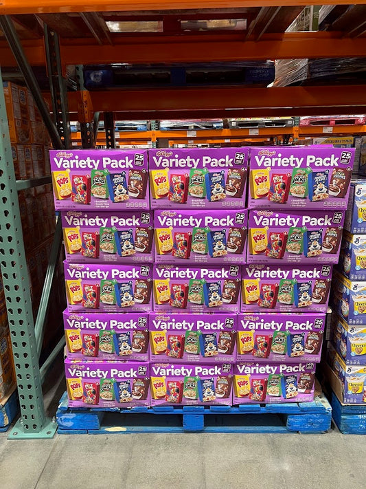 Kellogg's Mini Cereal Box Variety Pack 25 ct