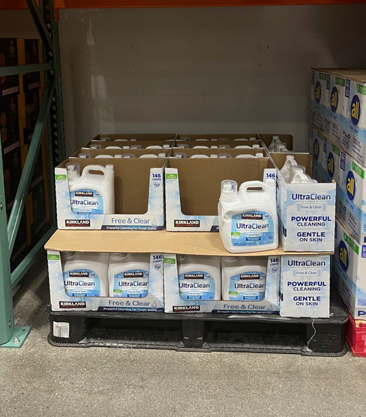 Kirkland Signature Ultra Free & Clear Liquid Laundry Detergent 146 Loads, 194 oz
