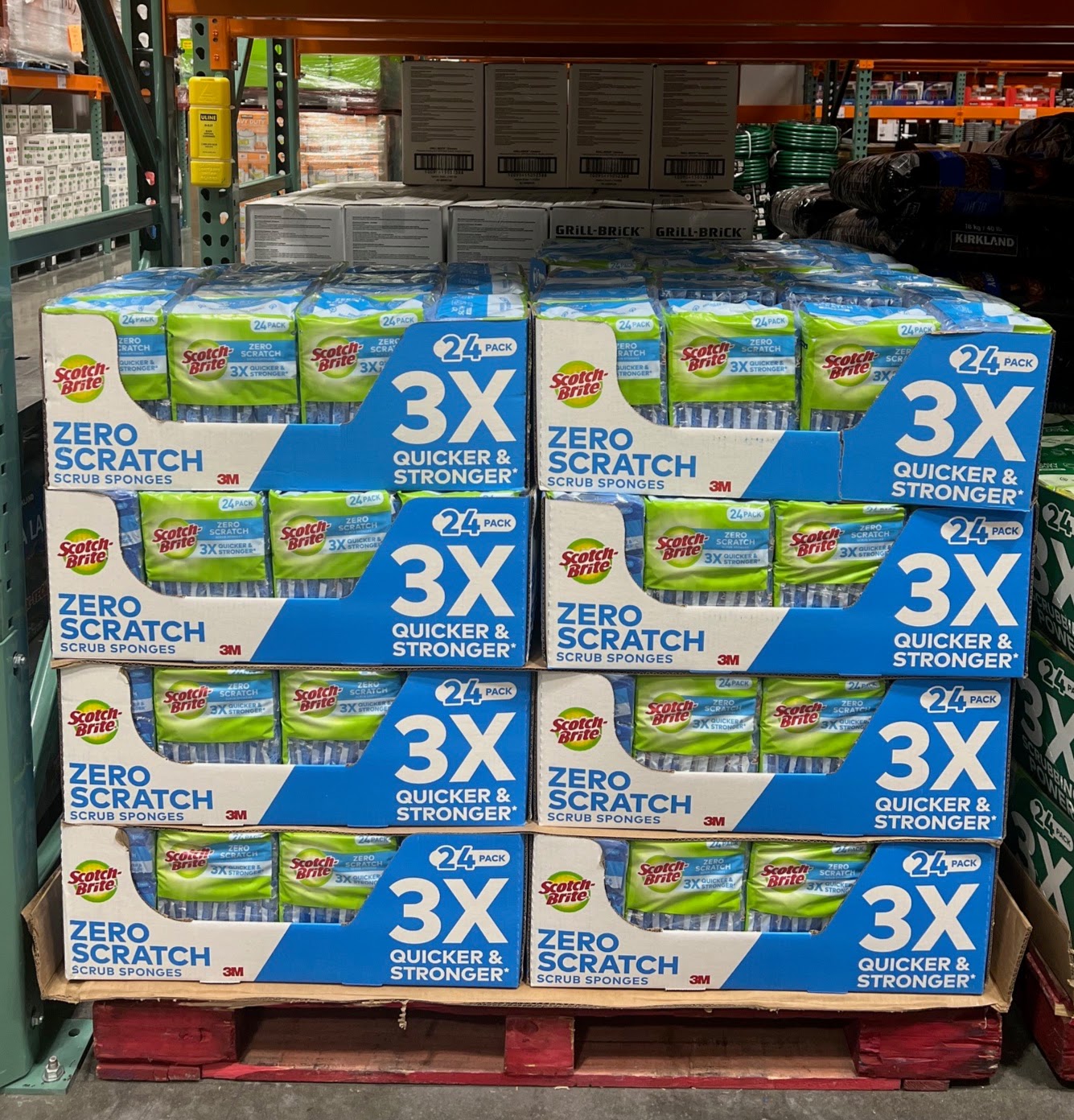 Scotch Brite Zero Scratch Sponge, 24 ct