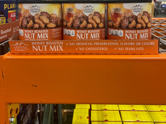 Savanna Orchards Gourmet Honey Roasted Nut Mix - Cashews, Almonds, Pecans & Pistachios, 30 oz