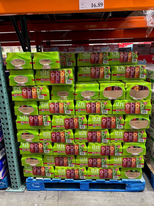 IZZE Sparkling Juice Beverage Variety Pack 24 ct 8.4 oz
