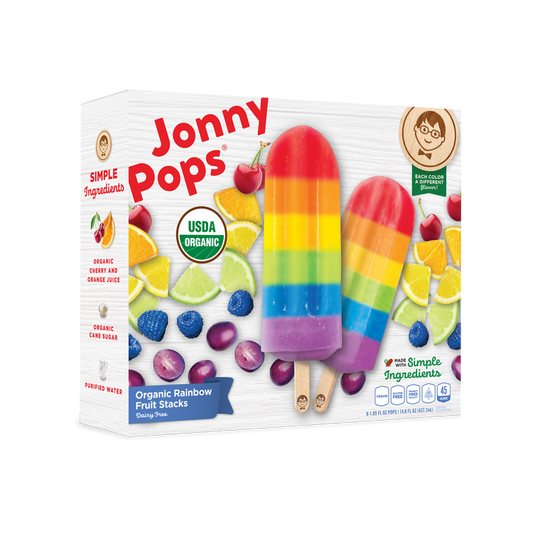 Jonny Pops - Organic Rainbow Fruit Stacks