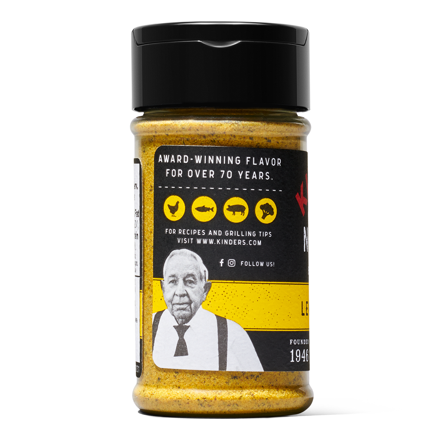 Kinders Spice No Salt Lemon Pepper - 2.6oz