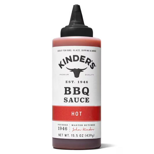 Kinder's Hot BBQ Sauce, 15.5 oz