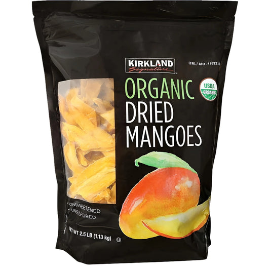 Kirkland Signature Organic Dried Mangoes, 2.5 lbs