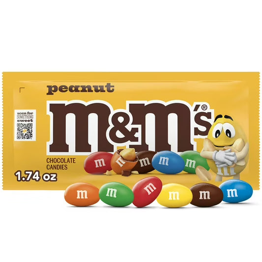 M&M's® Peanut Chocolate Candies, 1.74oz
