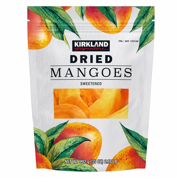 Kirkland Signature Sweetened Dried Mango, 35 oz