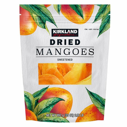 Kirkland Signature Sweetened Dried Mango, 35 oz