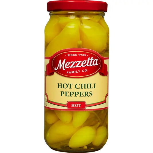 Mezzetta Hot Chili Peppers, 16 oz