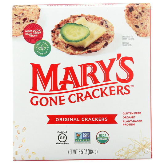 Mary's Gone Crackers Organic Original Cracker, 6.5 oz