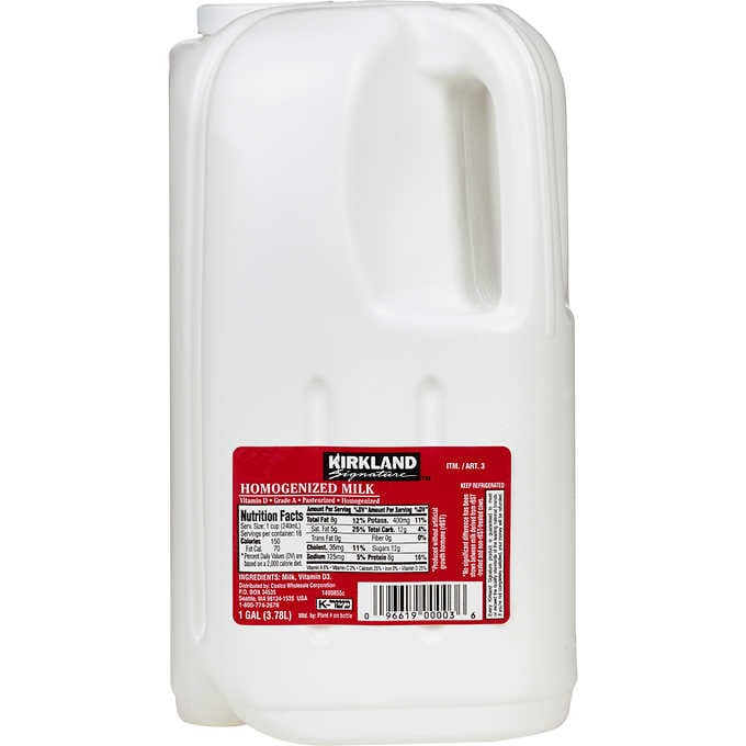 Kirkland Signature Whole Milk, 1 Gallon