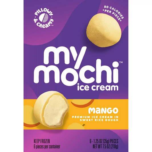 My Mochi Ice Cream Sweet Mango, 6 Count