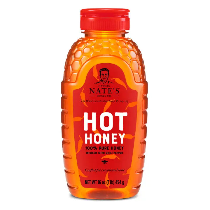 Nature Nate's Hot Honey, 16 oz