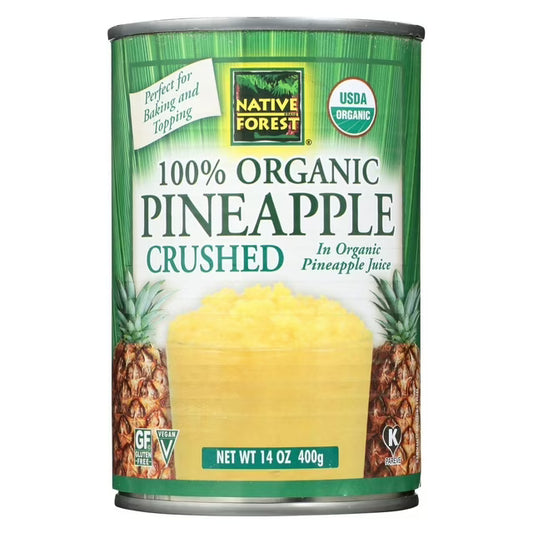 Native Forest Organic Crushed Pineapple, 14 oz
