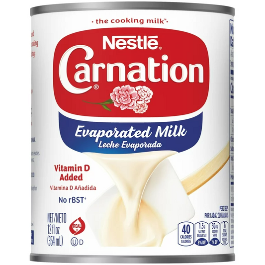 Nestle Carnation Evaporated Milk Vitamin D Added, 12 oz