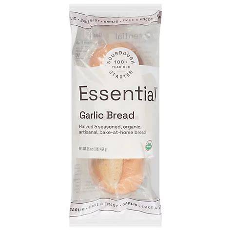 Essential Baking Company Organic 'Take & Bake' Garlic Loaf, 16 oz