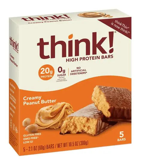 Think Protein Bar Creamy Peanut Butter 5-2.1 oz