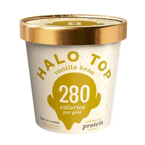 Halo Top Vanilla Light Ice Cream 16 oz