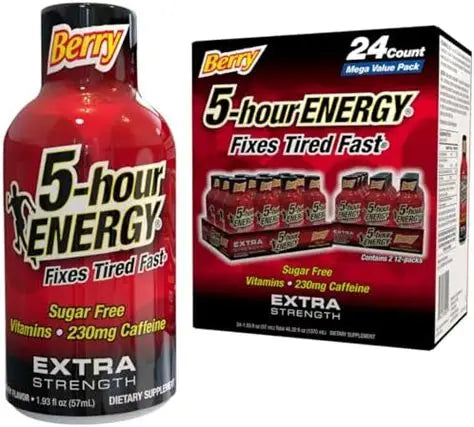 5 Hour Energy Extra Strength Berry Flavored 24 count