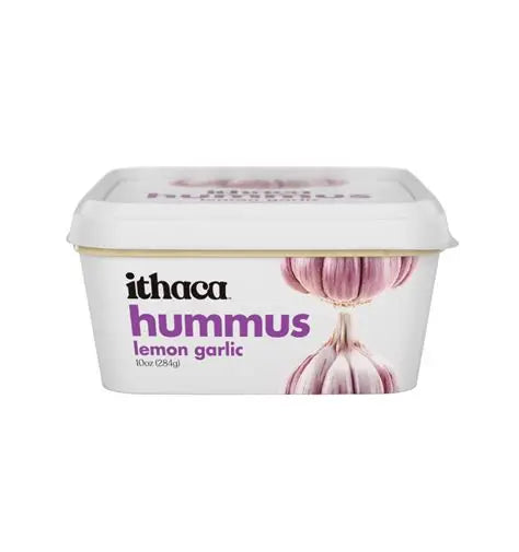 Ithaca Cold Crafted Lemon Garlic Hummus, 10 oz