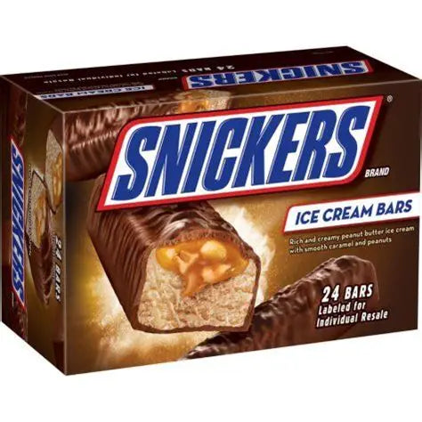 Snickers Ice Cream Bar 24 Count