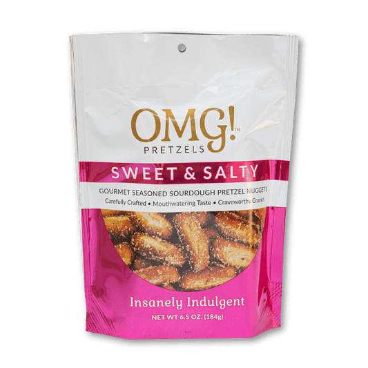 OMG! Pretzels Sweet & Salty Seasoned Sourdough Pretzel Nuggets, 6.5 oz