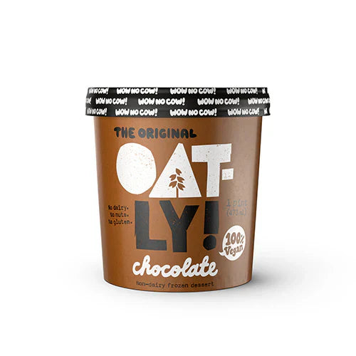 Oatly Chocolate Ice Cream No Dairy, 1 Pint