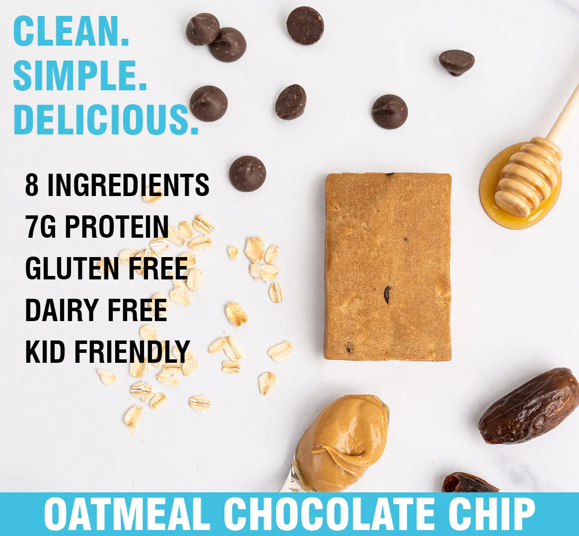 KIZE Oatmeal Chocolate Chip (Box of 12)