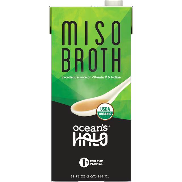 Ocean's Halo Broth Miso, 32 oz