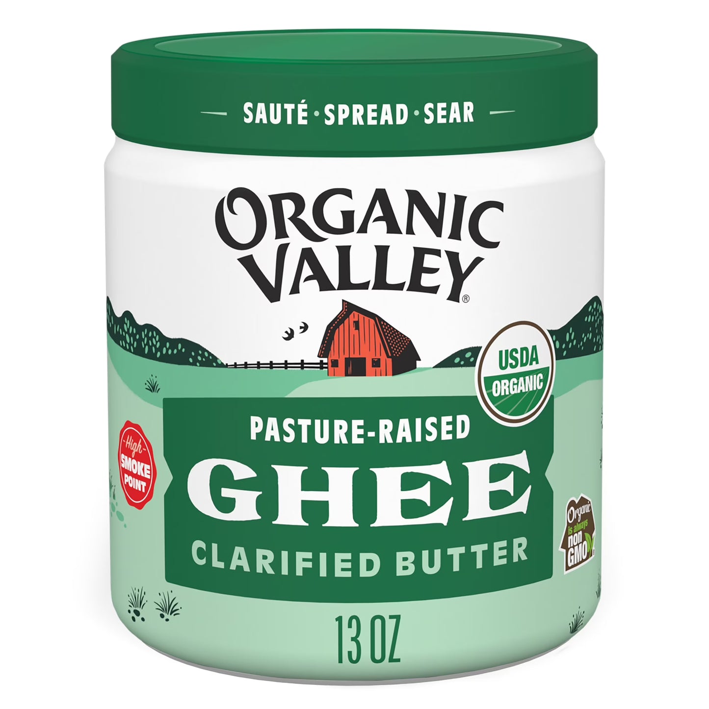 Organic Valley Organic Ghee Clarified Butter, 13 oz