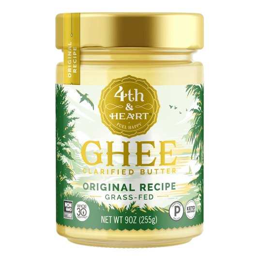 4TH & Heart Grass-Fed & Pasture-Raised Original Recipe Ghee, 9 oz