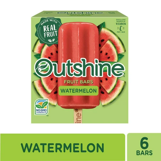 Outshine Watermelon Frozen Fruit Bars, 6 Count